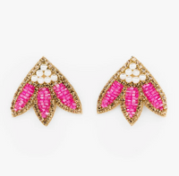 Pink Calypso Studs