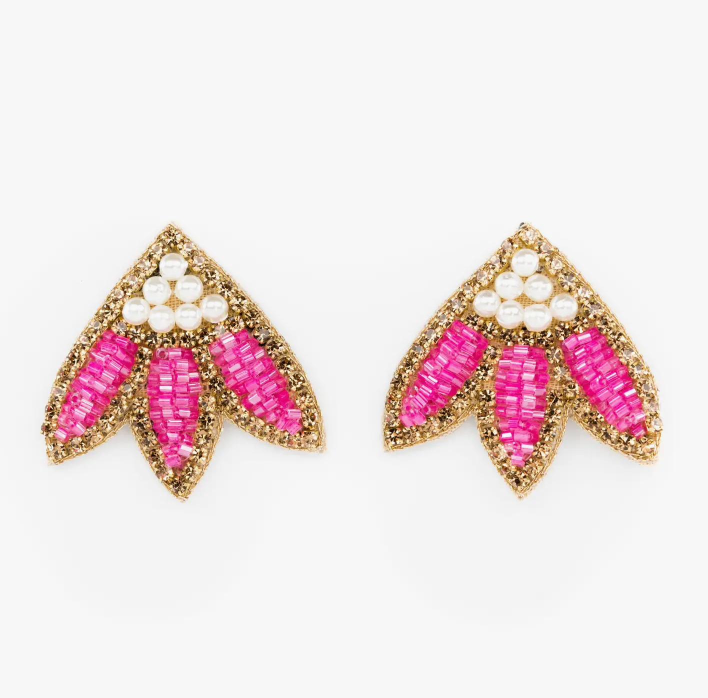 Pink Calypso Studs
