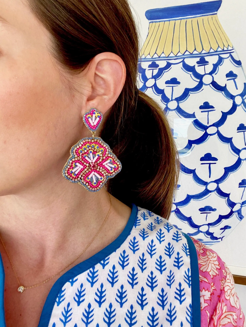 Taj Flower Earrings