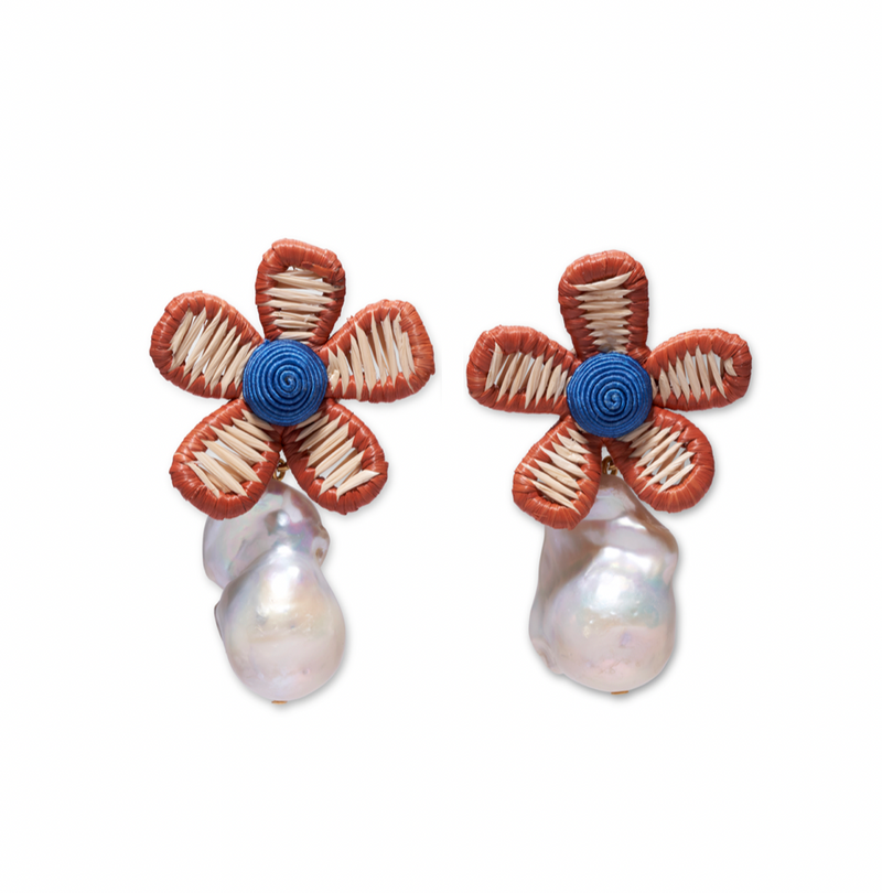 LF Crown Daisy Earrings- Clip-On