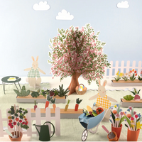 Bunny Paper Play Garden