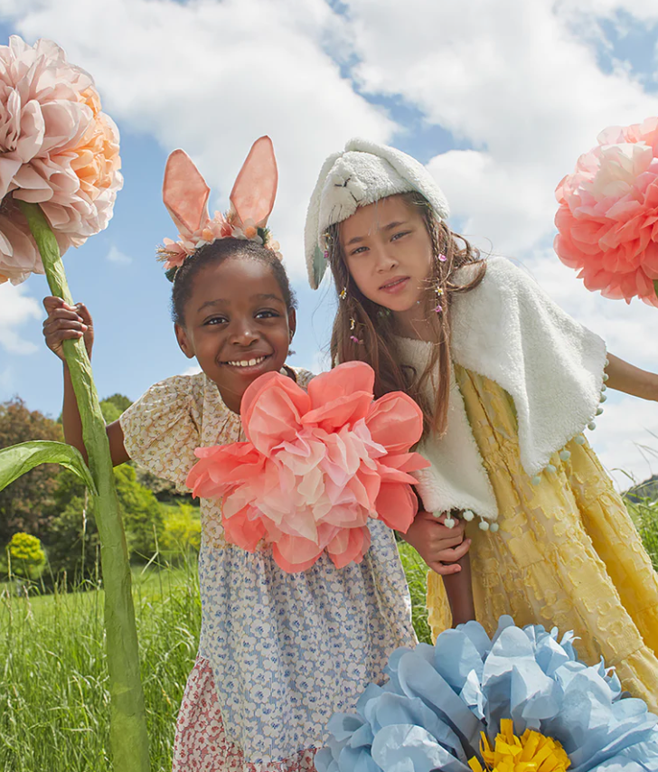 Embellished Gingham Bunny Headband