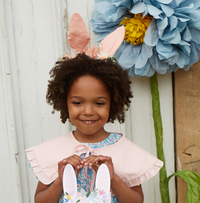 Embellished Gingham Bunny Headband