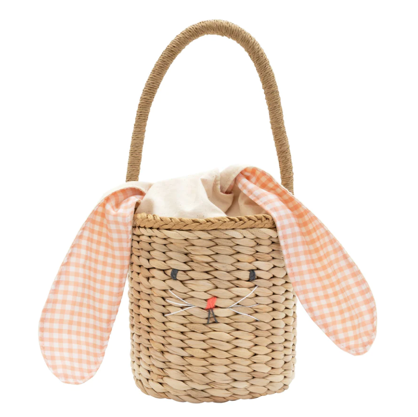 Gingham Bunny Basket