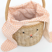 Gingham Bunny Basket