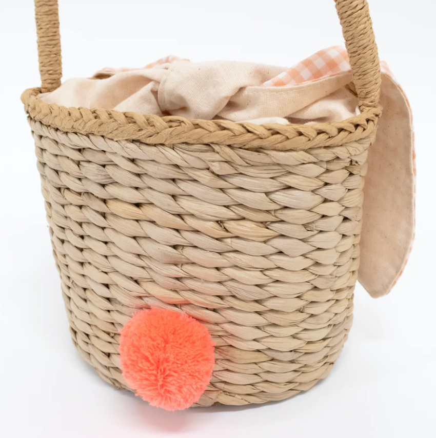 Gingham Bunny Basket