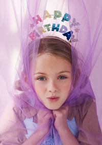 Happy Birthday Glitter Headband