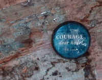 Courage, Dear Heart Paperweight