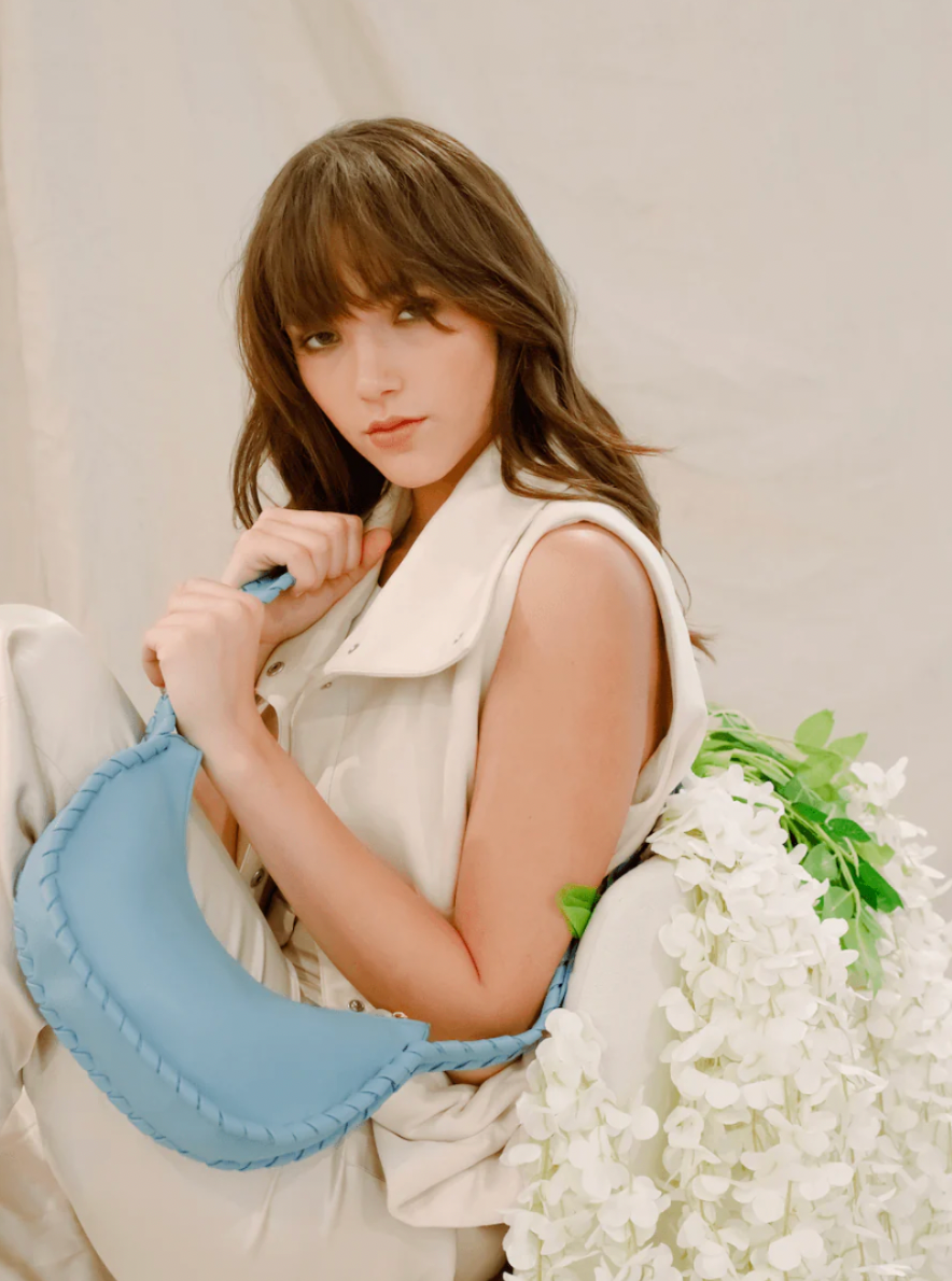 Shay Mini Crossbody in Blue Pool