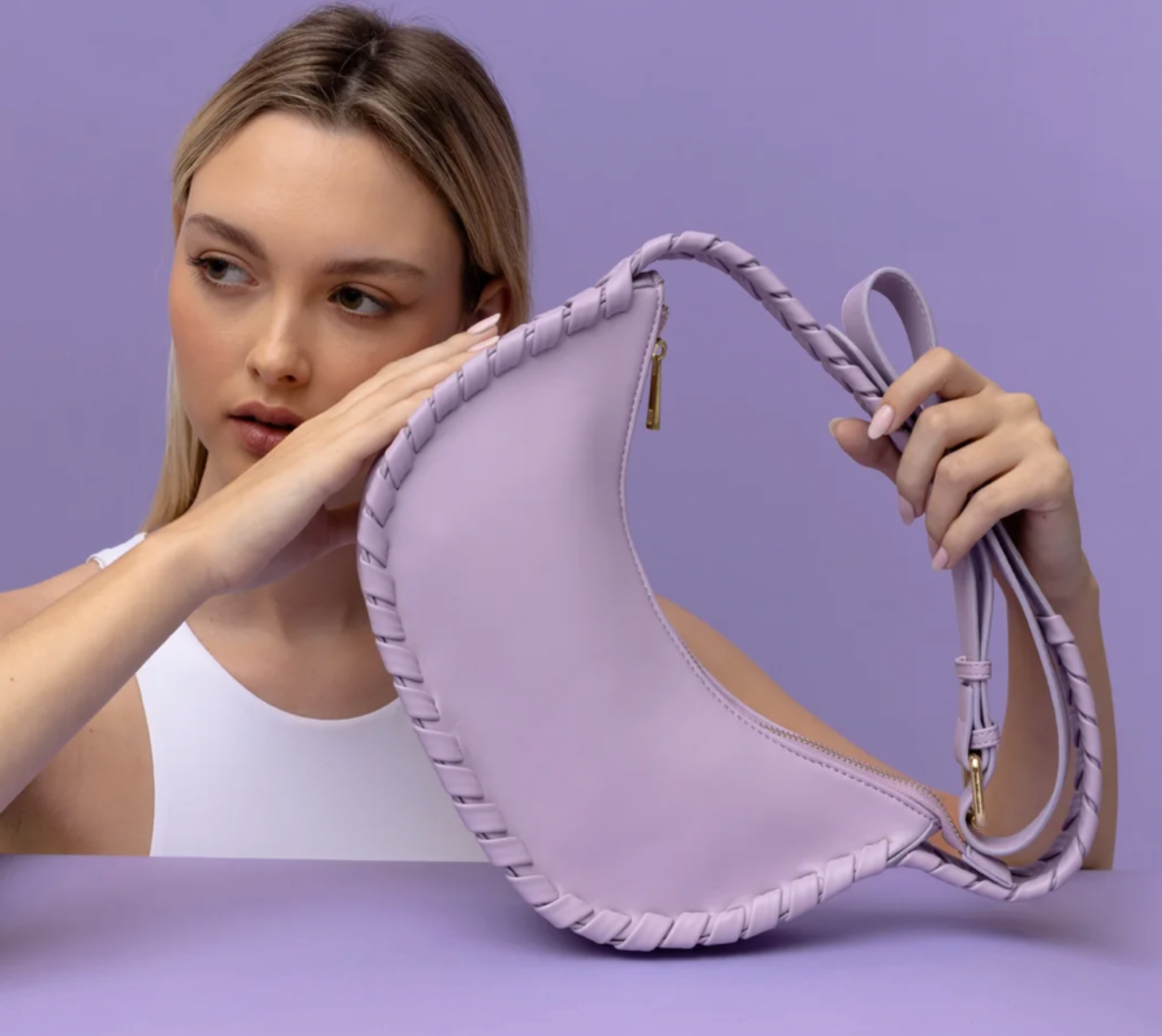 Shay Mini Crossbody in Lilac