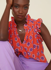 Xirena Bex Top in Orange Poppy