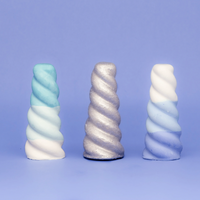 Ombre Narwhal Horn Handmade Sidewalk Chalk