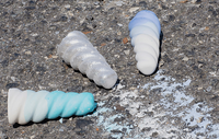Ombre Narwhal Horn Handmade Sidewalk Chalk