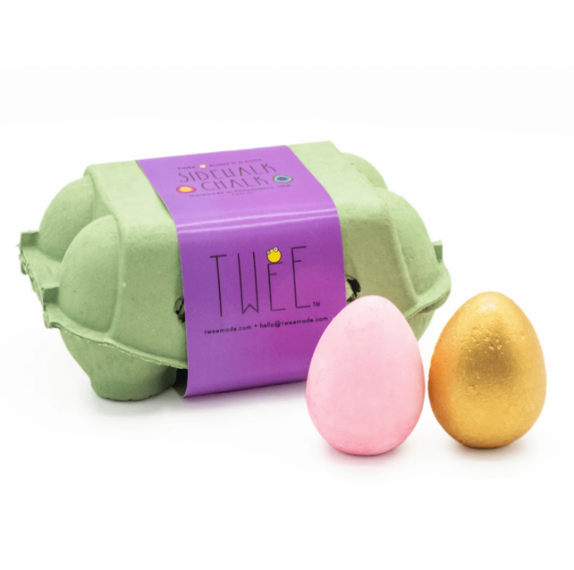 Bunny's 6 Eggs Handmade Sidewalk Chalk