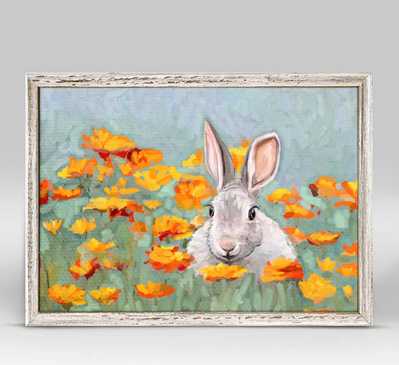 Marigold Bunny Mini Framed Canvas