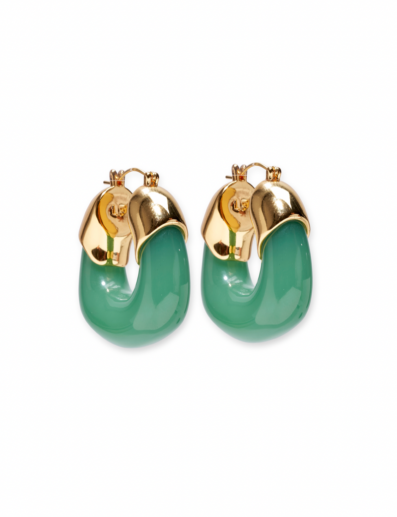 LF Organic Hoops in Sage
