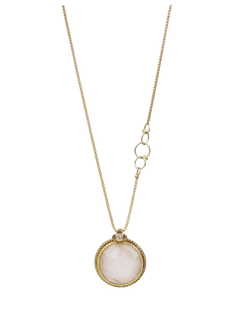 Bluma Rose Quartz Necklace