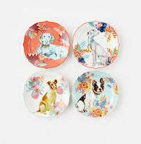 Nature Dog Porcelain Plate