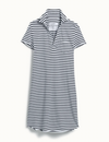 F&E Lauren Polo Dress White & Blue Stripe