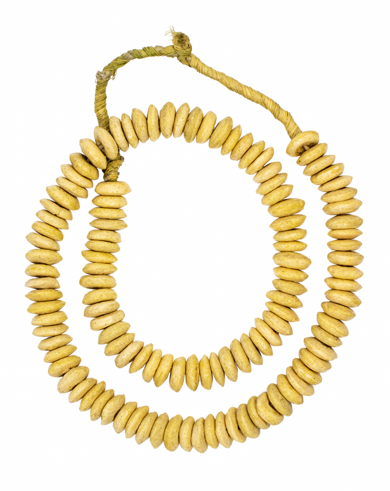 Khaki Mid-Length Trade Beads