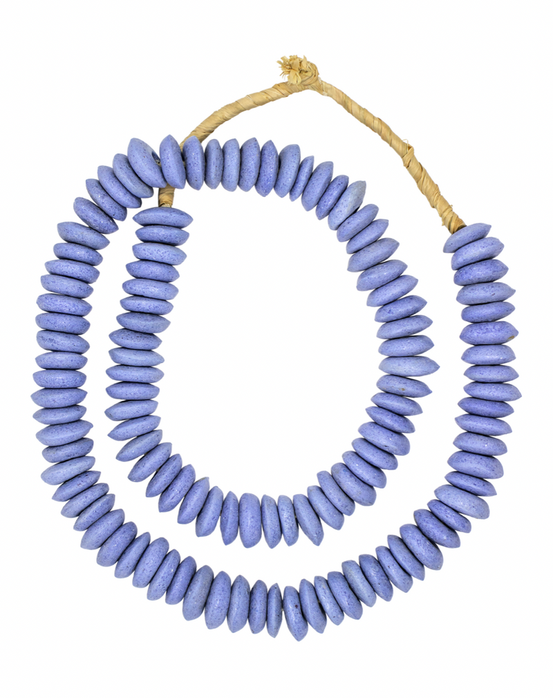 Light Blue Mid-Length Trade Beads