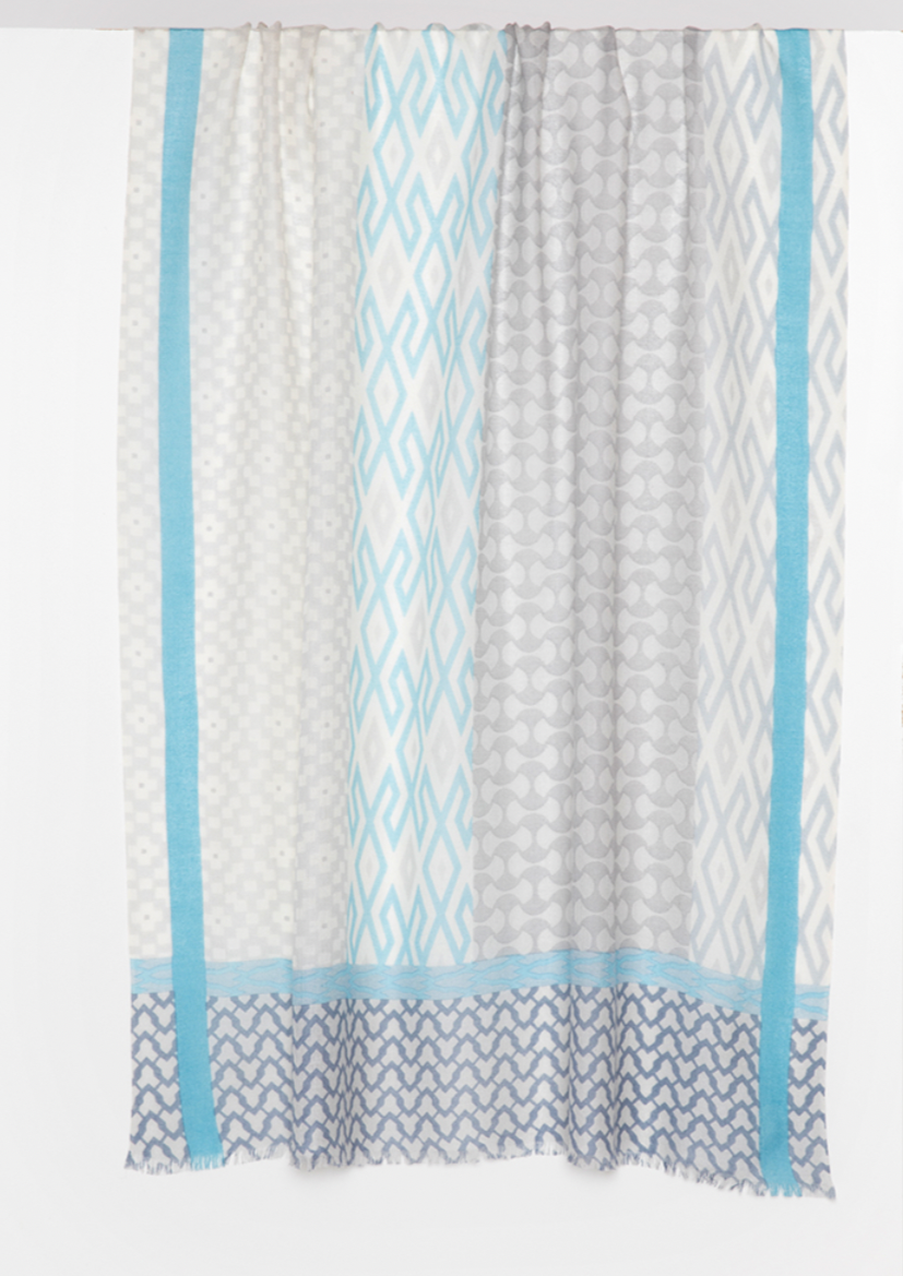 Kinross Island Geo Print Scarf