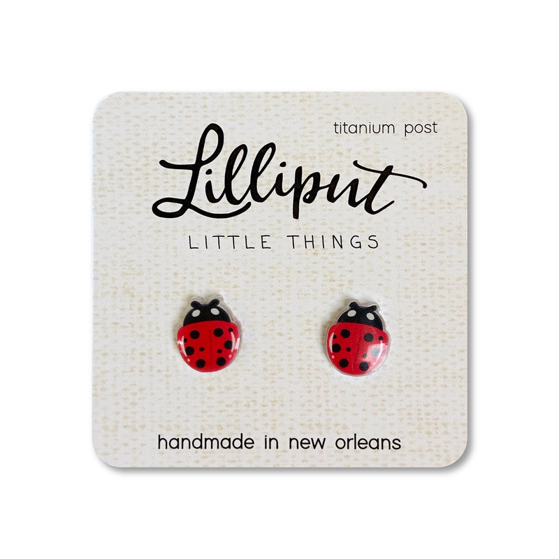 LP Ladybug Earrings